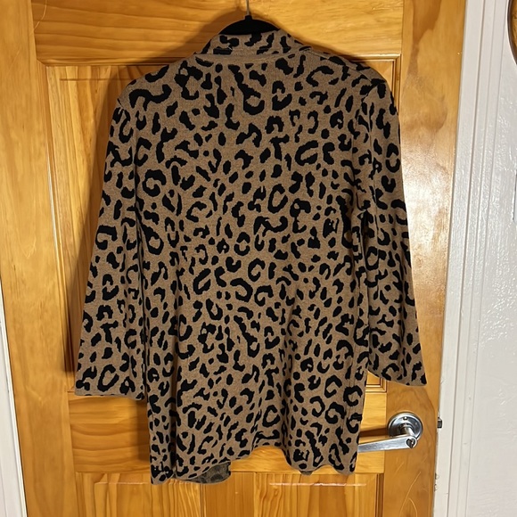 NWT J.Crew Leopard Sweater Blazer size XS - Picture 6 of 6